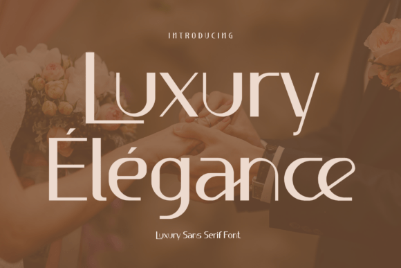 Luxury Élégance: A Font for Polished Branding